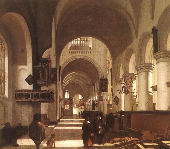 Emmanuel de Witte Interior of a Church Germany oil painting art
